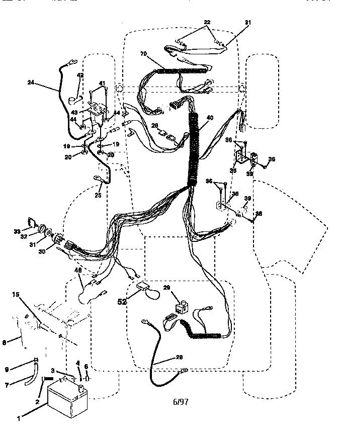 Western Auto AYP7159A69 electrical diagram