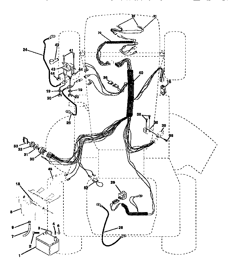 Weed Eater 440501 electrical diagram