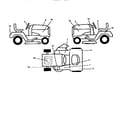 Weed Eater 440501 decals diagram