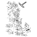 Weed Eater 440501 42" mower deck diagram