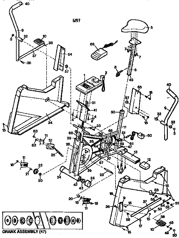 Proform PF410022 unit parts diagram