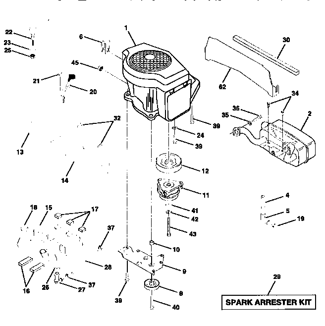 Craftsman 917258871 engine diagram