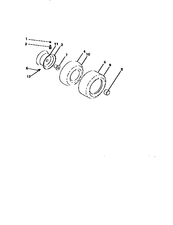 Craftsman 917258871 wheels and tires diagram