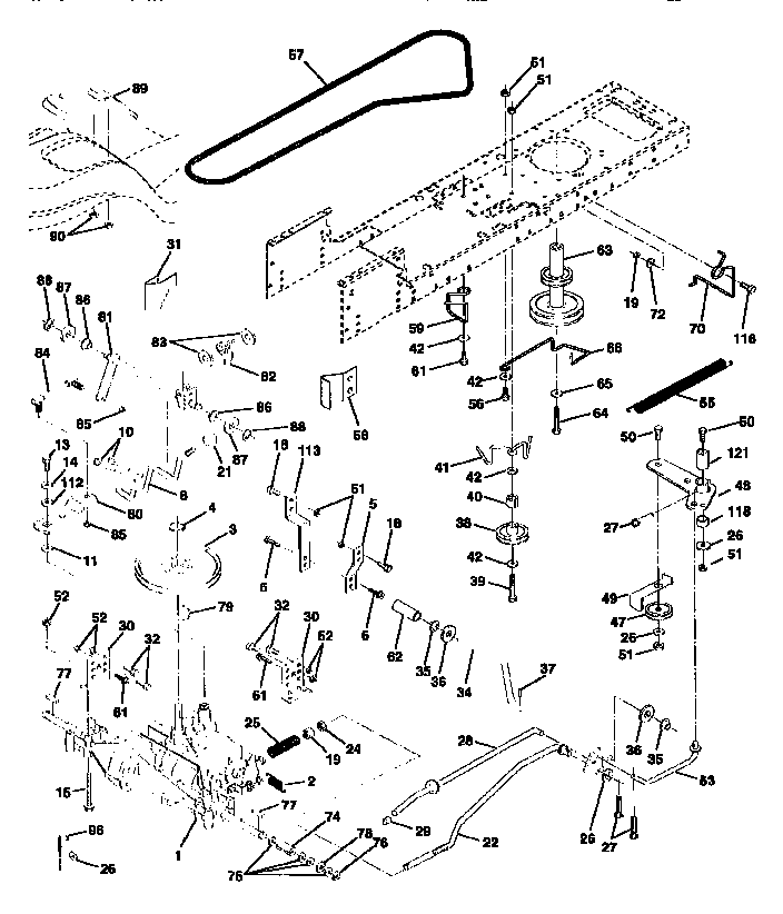 Craftsman 917259564 drive diagram