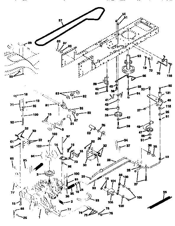 Craftsman 917258534 drive diagram