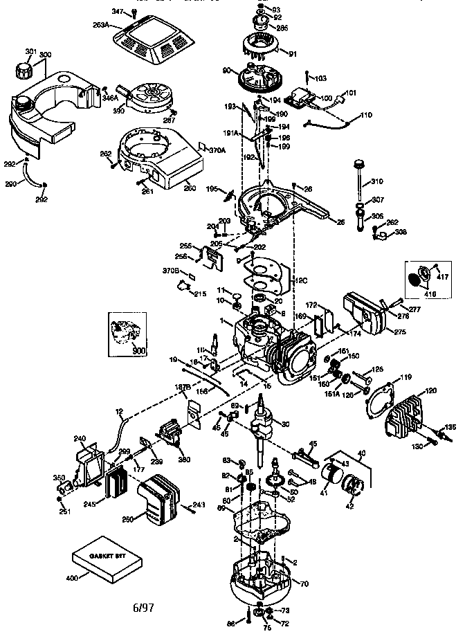 Craftsman 247376380-W/7K (1A107K) ETC engine  143.976000 diagram
