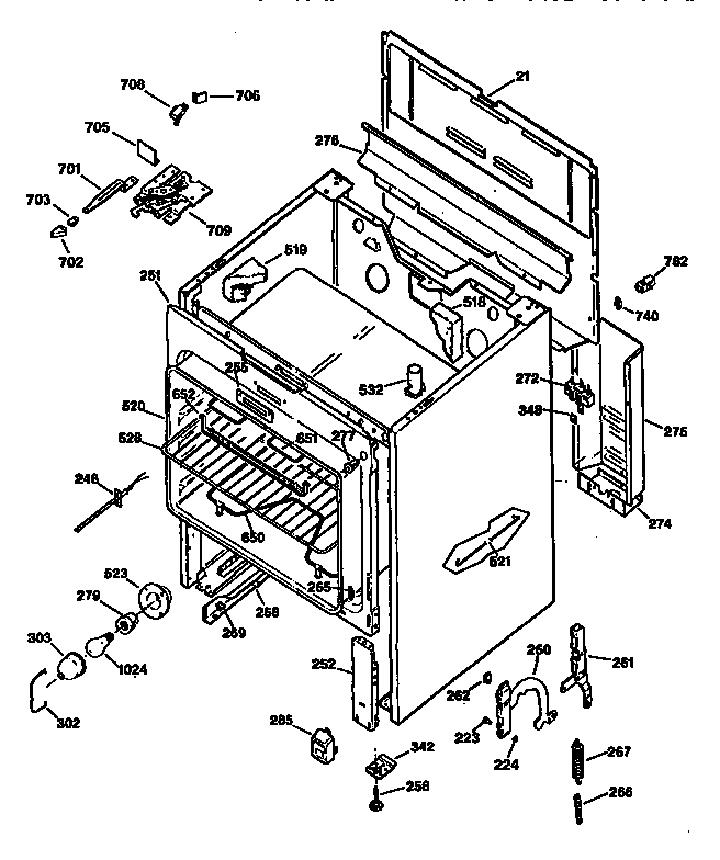 GE JBP45WV1 cabinet diagram