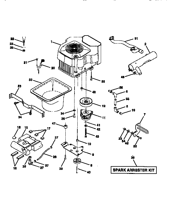 Craftsman 917258891 engine diagram
