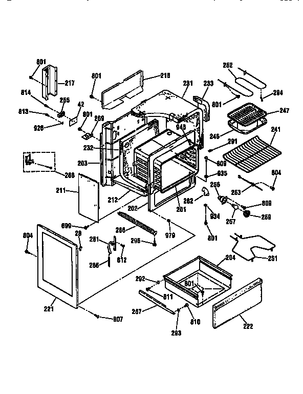 Kenmore 91195475790 body diagram