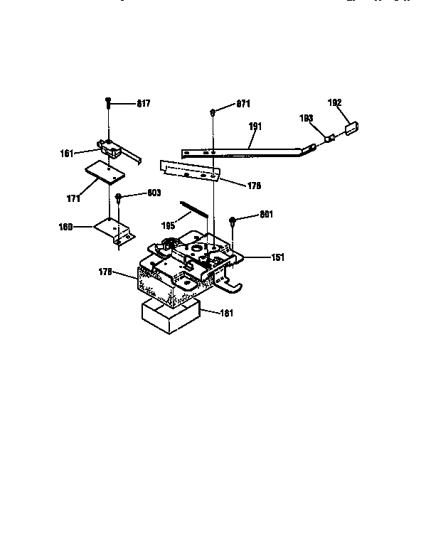 Kenmore 91195475790 door lock diagram