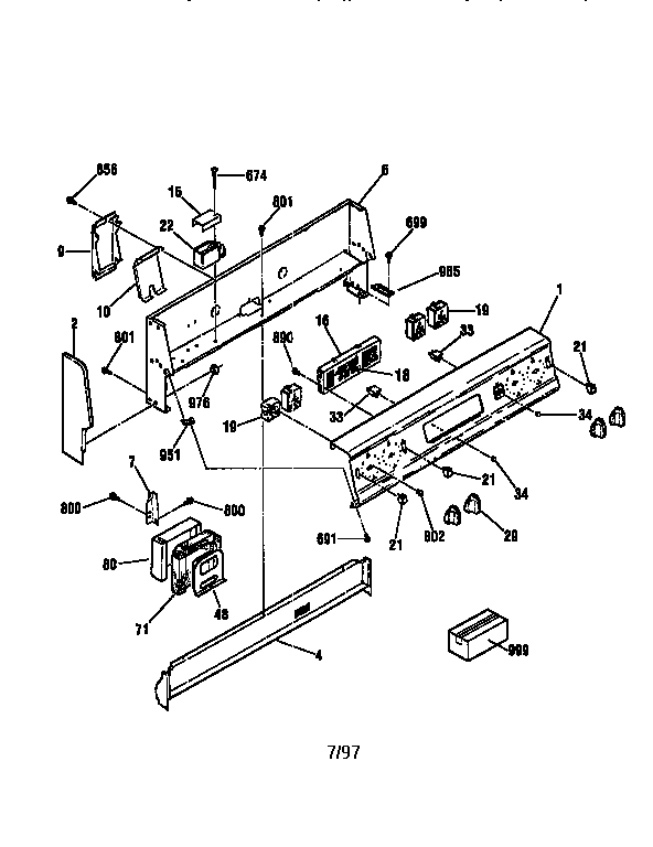 Kenmore 91195875790 backguard diagram