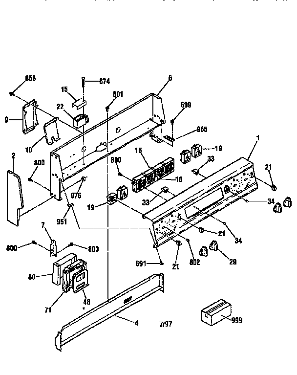 Kenmore 91195976790 backguard diagram