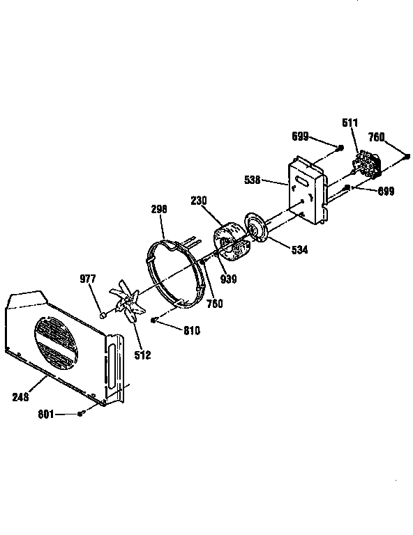 Kenmore 91195976790 fan diagram