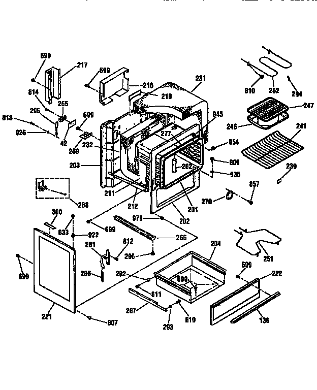 Kenmore 91162071791 body diagram