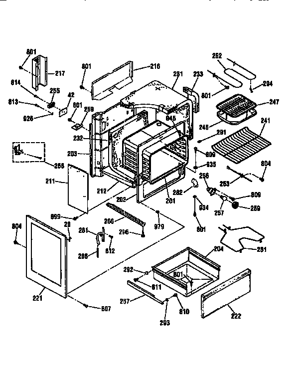 Kenmore 91195381790 body diagram