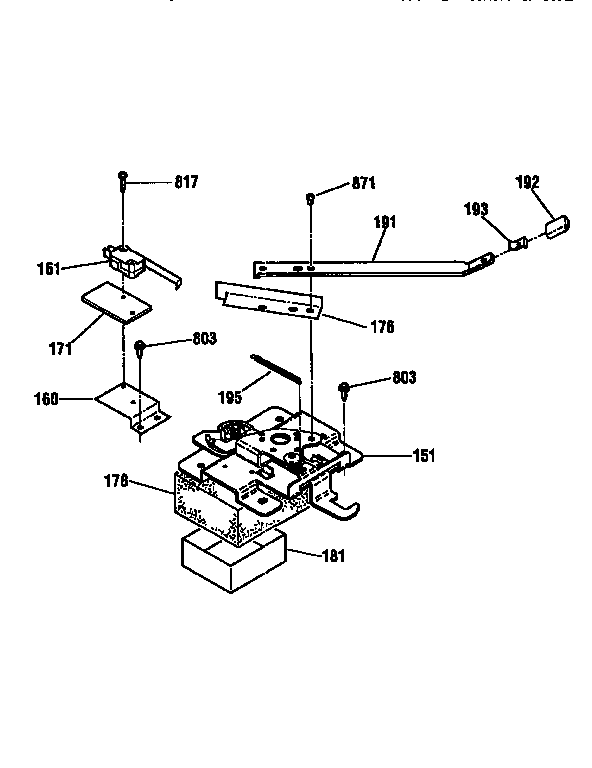 Kenmore 91195381790 for door lock diagram