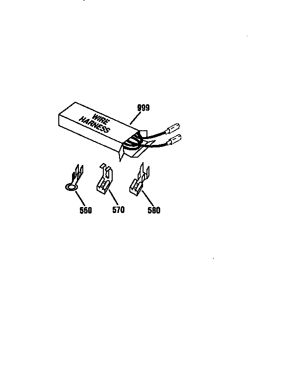 Kenmore 91195381790 wire harnesses and compnents diagram