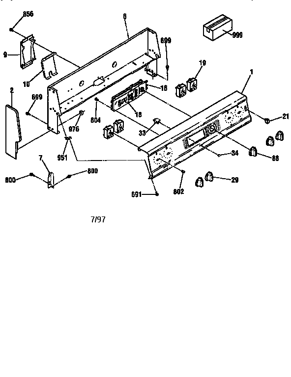 Kenmore 91194485790 backguard diagram