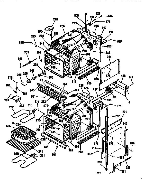 Kenmore 91148465791 body diagram