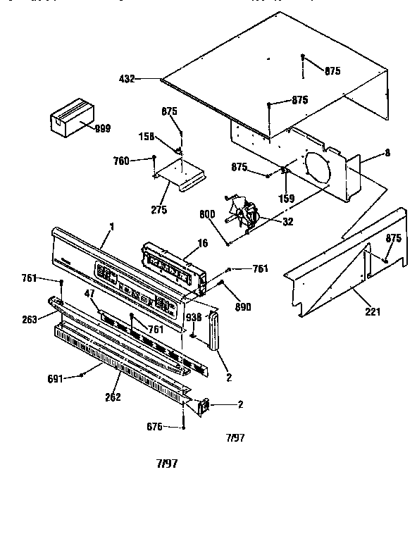 Kenmore 91148469791 control diagram
