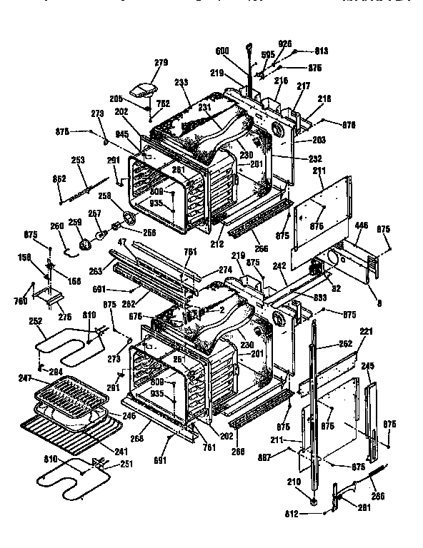 Kenmore 91148469791 body diagram