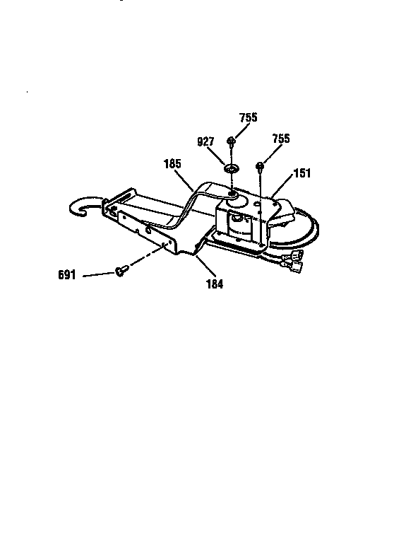 Kenmore 91147069791 door lock diagram