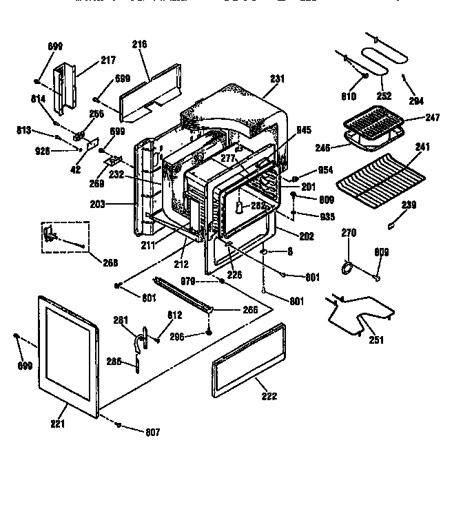 Kenmore 9116008915 body diagram