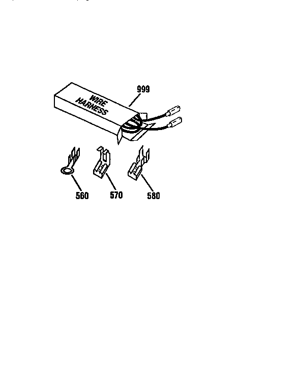 Kenmore 9116008915 wire harnesses and components diagram