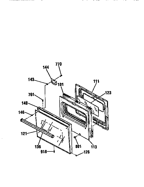Kenmore 91147169791 door diagram