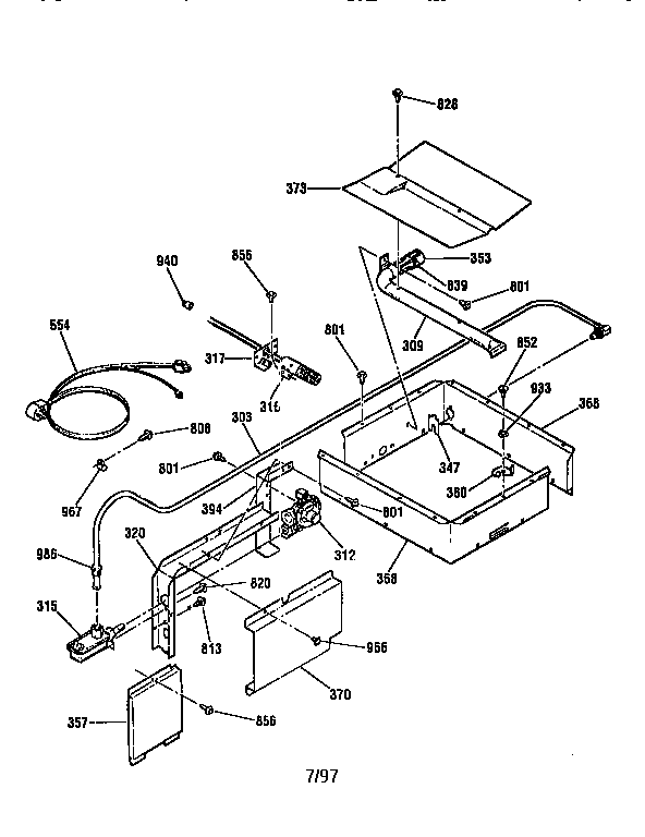 Kenmore 91130168791 burner diagram