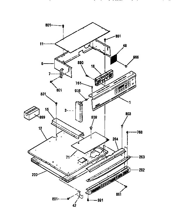 Kenmore 91130168791 control diagram