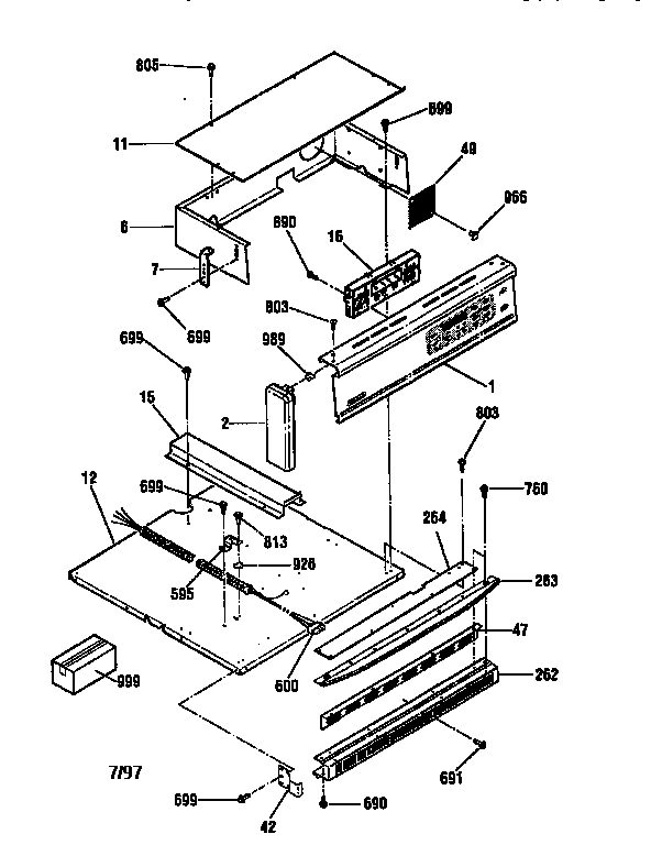 Kenmore 91140161791 control diagram