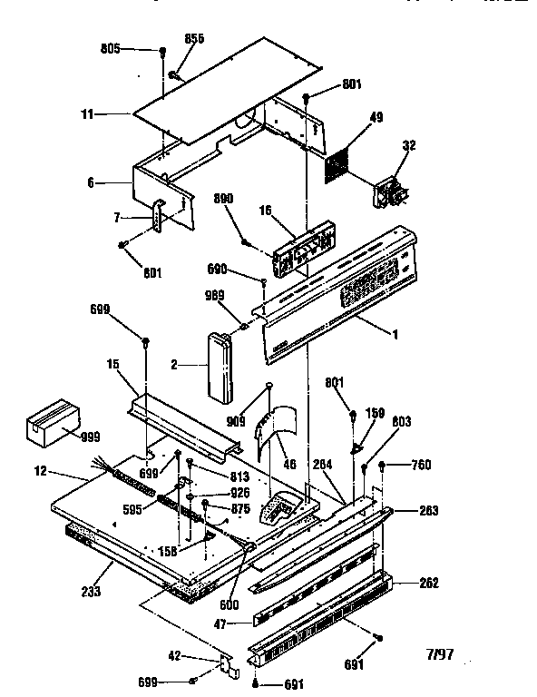 Kenmore 91140465791 control diagram