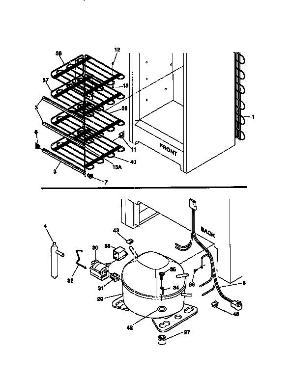 Kenmore 2539264111 system diagram