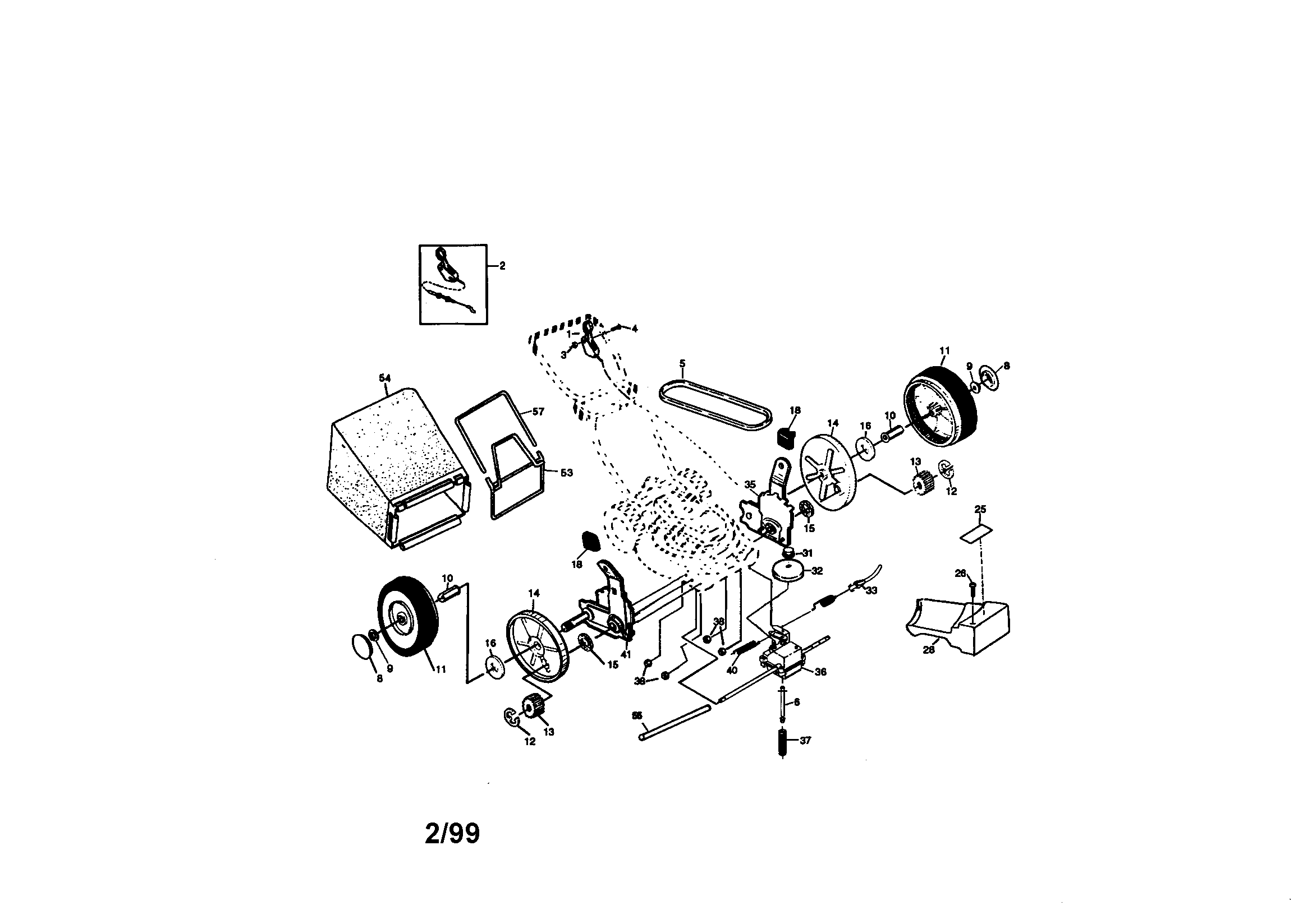 Craftsman 917377292 drive assembly diagram