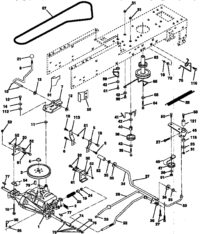 Craftsman 917258102 drive diagram