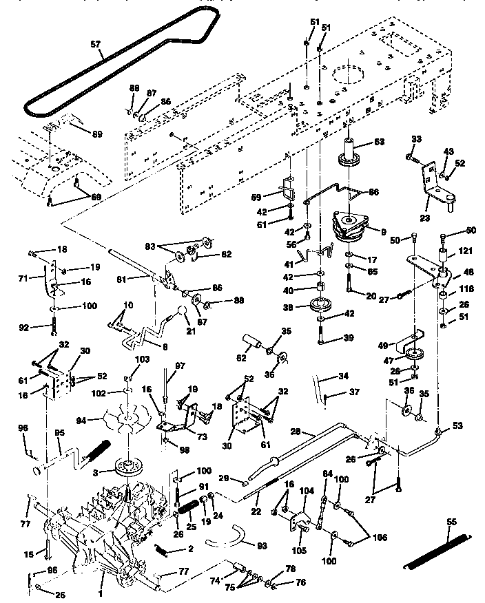 Craftsman 917258692 drive diagram