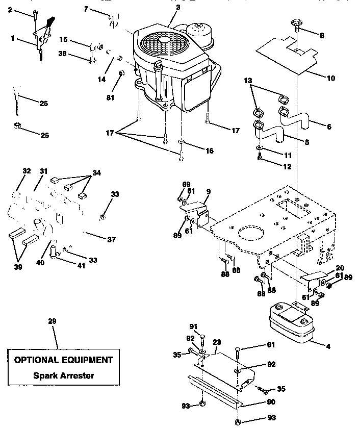 Craftsman 917258692 engine diagram