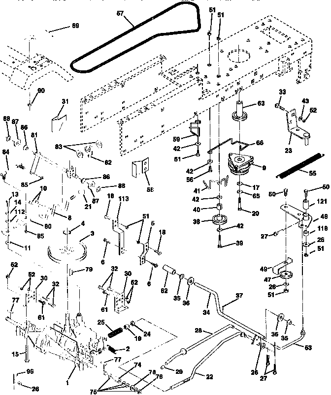 Craftsman 917258682 drive diagram