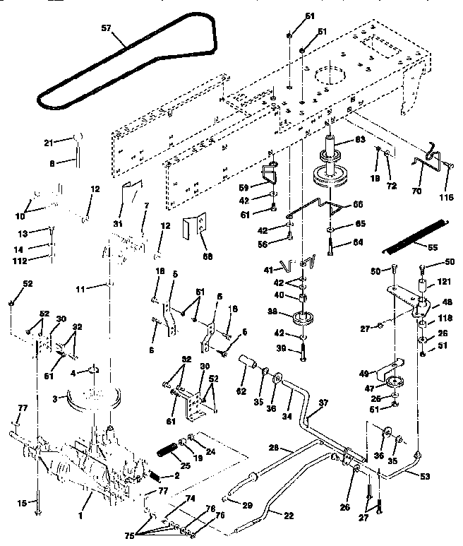 Craftsman 917258503 drive diagram