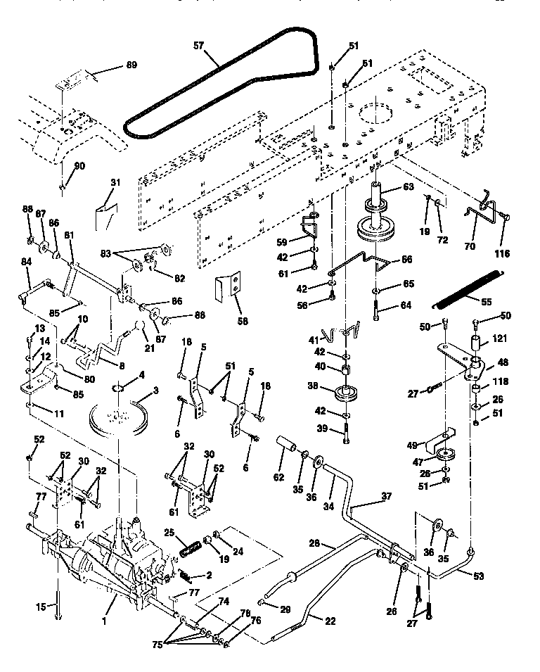 Craftsman 917258473 drive diagram