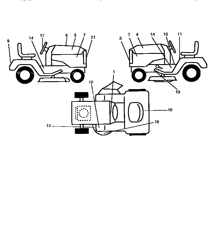 Craftsman 917258473 decals diagram