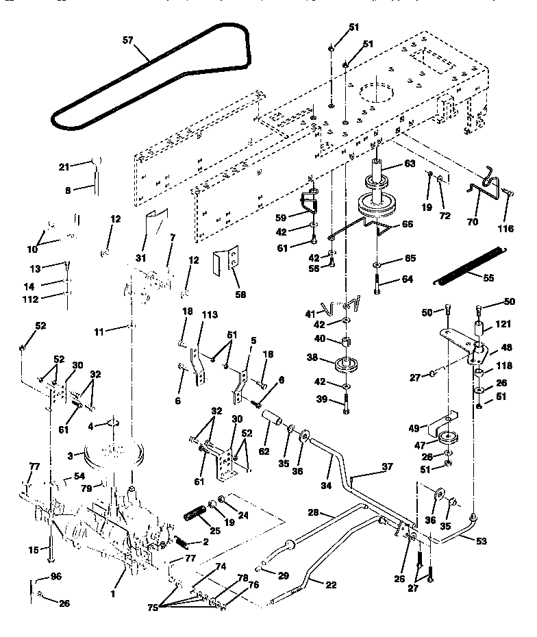 Craftsman 917258451 drive diagram