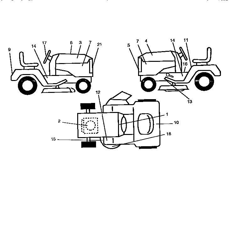 Craftsman 917258451 decals diagram