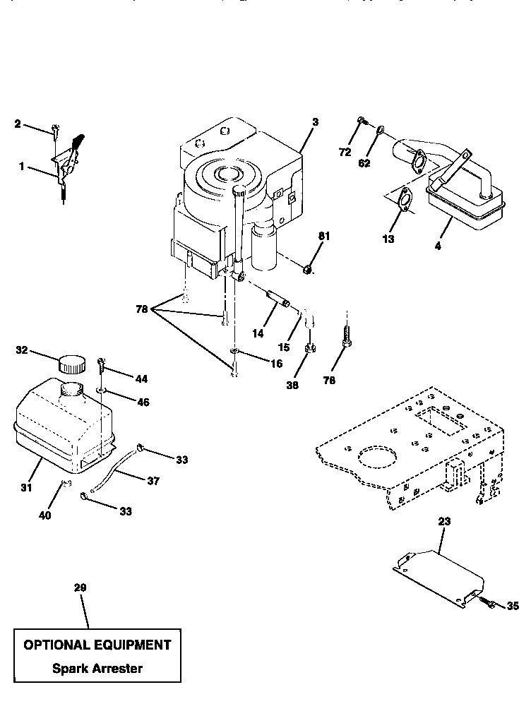 Craftsman 917258451 engine diagram