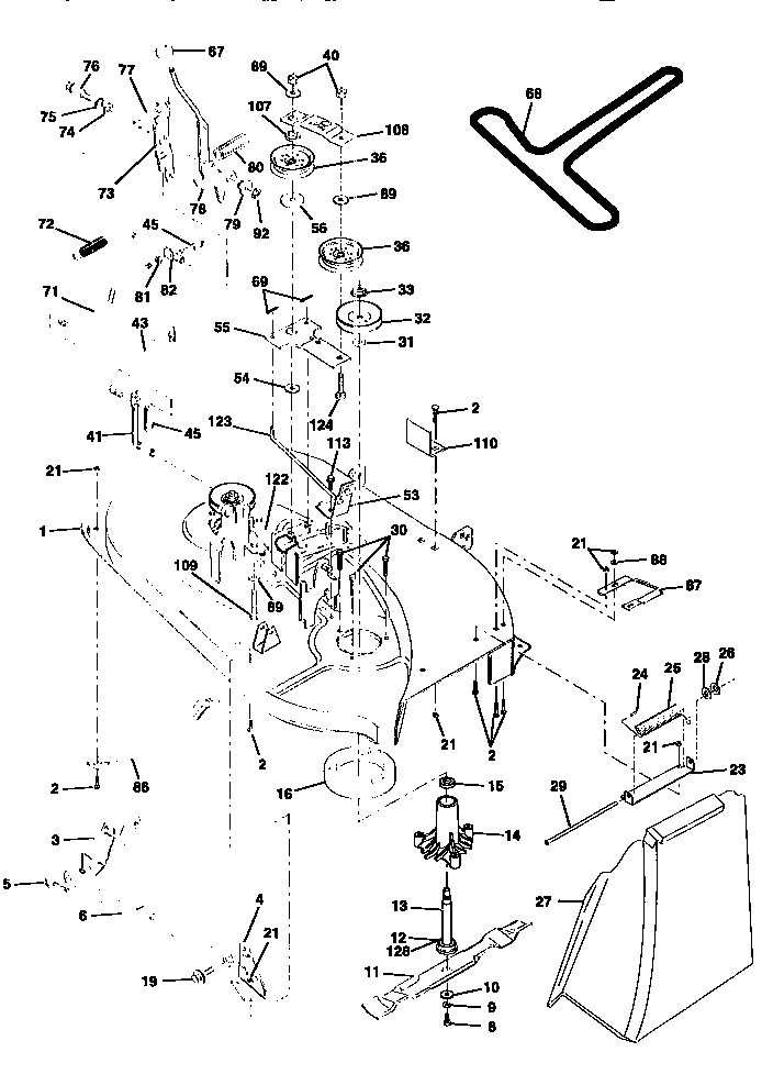 Craftsman 917258451 mower diagram