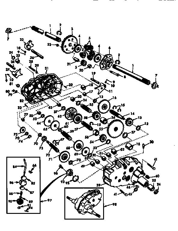 Craftsman 917258901 transaxle diagram