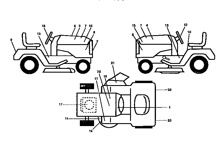 Craftsman 917258861 decals diagram