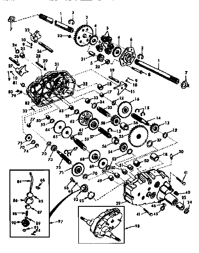Craftsman 917258861 transaxle diagram