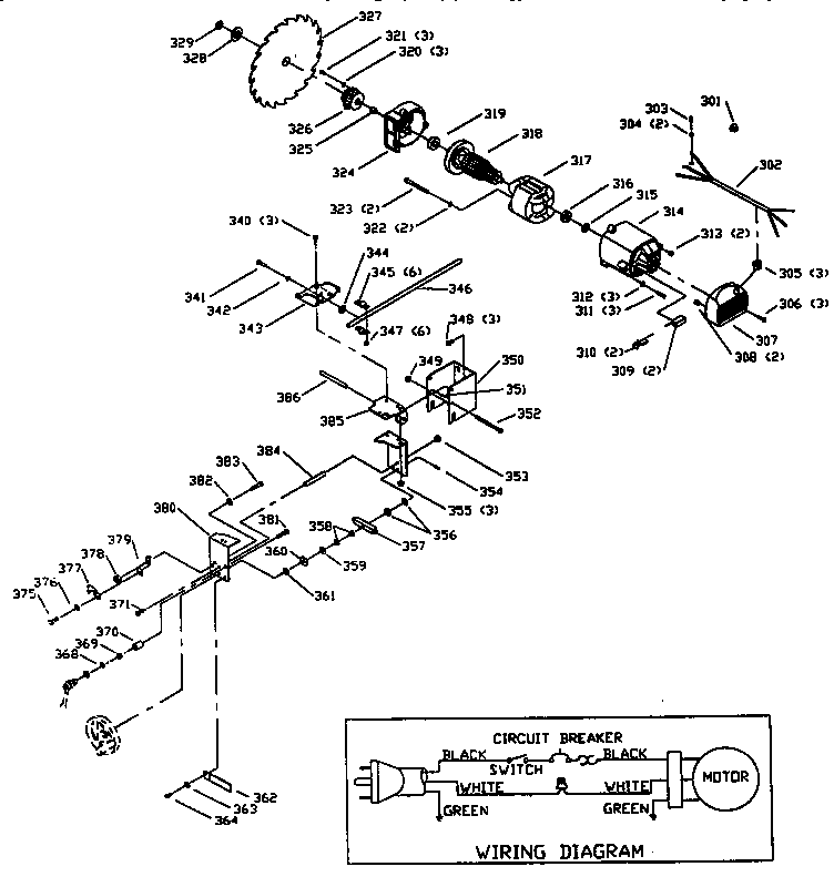 Delta 36-540 motor assembly diagram